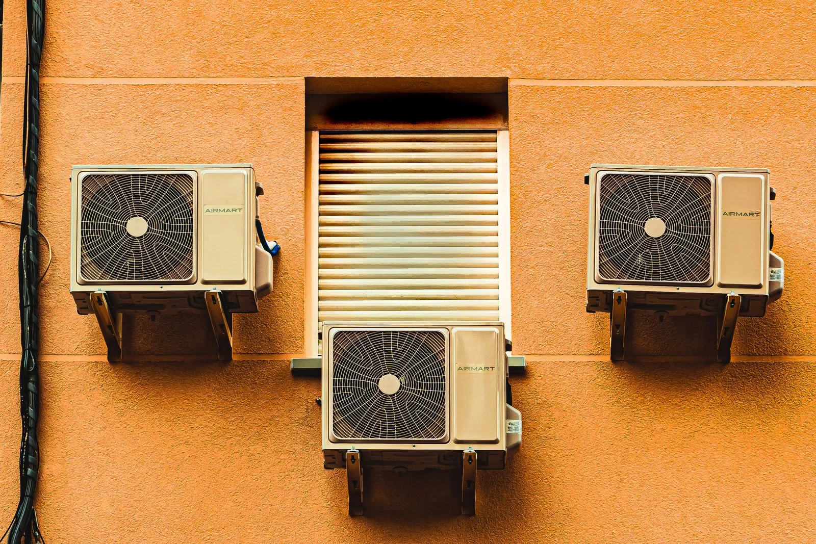 Frost visible on outdoor AC refrigerant line